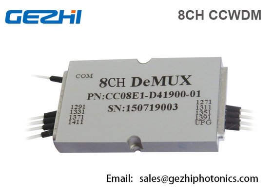 Modulo ottico compatto di Mini Small CWDM Mux Demux di Manica del multiplexor 8