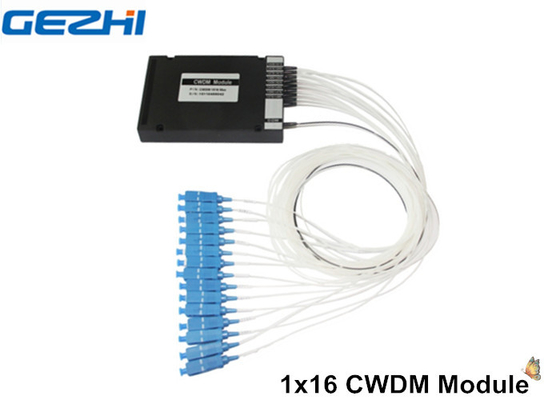 CWDM passivo Mux Demux dei dispositivi 1 x 16 per il sistema della rete/CATV di WDM