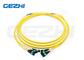 48F MPO (femminile) - MPO (femminile) 3.0mm LSZH Fibra ottica Patch Cable / Cable tronco