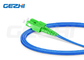 Lc Upc To Sc Apc Duplex Os2 Single Mode Fiber Patch Cable Indoor Armored Lszh 3.0mm