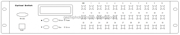 FSW 1x48 Fibra Ottica Switch 19 pollici 2U Rackmount 1260~1650nm Single Mode 1