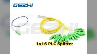 Connettività più veloce dello splitter in fibra PLC 1x16