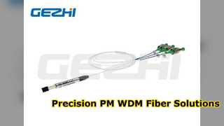 Multiplexer in fibra ottica di precisione WDM con fusione PM