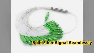 Splitter per fibra ottica FTTH SC APC 1x2