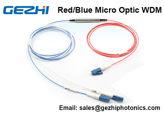 Micro filtro rosso/blu dalla banda DWDM del porto C di WDM 3 di ottica per il sistema di DWDM