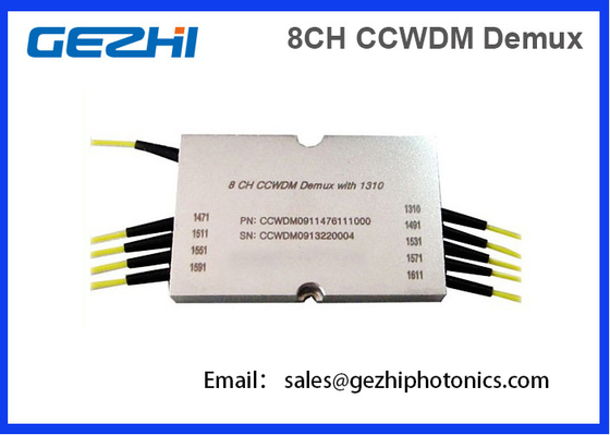 comprare Multiplexor grezzo di divisione di lunghezza d'onda del compatto di 8CH CWDM Mux Demux online manufacture