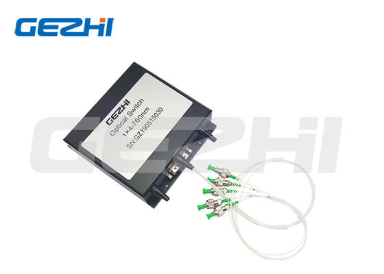 comprare 1x4 Porte Monomodale Non Latching Switch Ottico in Fibra per Applicazioni di Rete ad Anello fabbricazione online