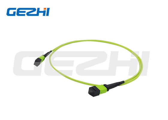 comprare OM5 Multimode MPO Fiber Optic Patch Cord con lunghezza personalizzata per applicazioni di livello Data Center fabbricazione online