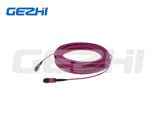 comprare cavo di toppa rosso del cavo di 12Core Data Center Om4 Rose Round Mtp Mpo Optical online manufacture