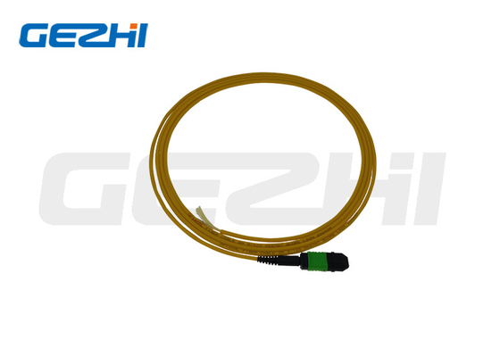 comprare Rivestimento a fibra ottica del cavo di toppa di LC OM3/OM4 8/12/24F MPO/MTP PVC/LSZH per le Telecomunicazioni online manufacture
