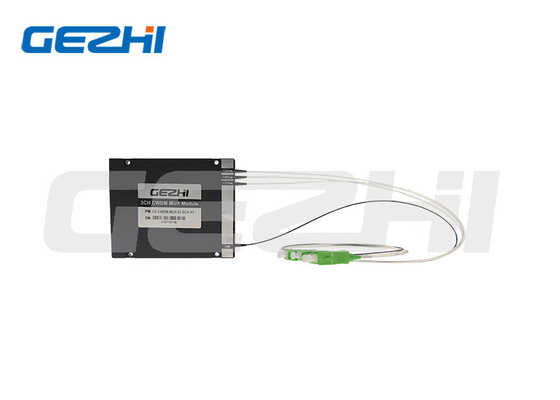 comprare Contenitore di ABS del modulo di 3CH CWDM Mux con la lunghezza d'onda su misura ed il connettore online manufacture