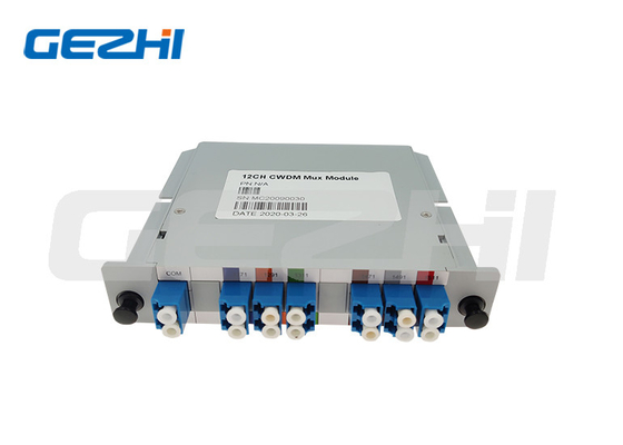 comprare Alto modulo della fibra CWDM di isolamento 12CH MUX per il passivo ottico del sistema della rete di trasporto online manufacture