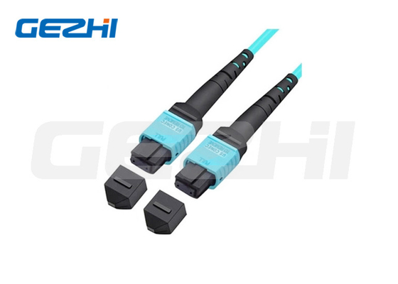 comprare Telecomunicazioni MPO connettore in fibra ottica Logo personalizzato OM3 SX connettore in fibra online manufacture