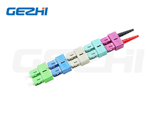 comprare 2.0mm 3.0mm FTTX SC UPC Kit di connettori in fibra ottica con ferrule ceramiche di precisione per reti di telecomunicazione fabbricazione online