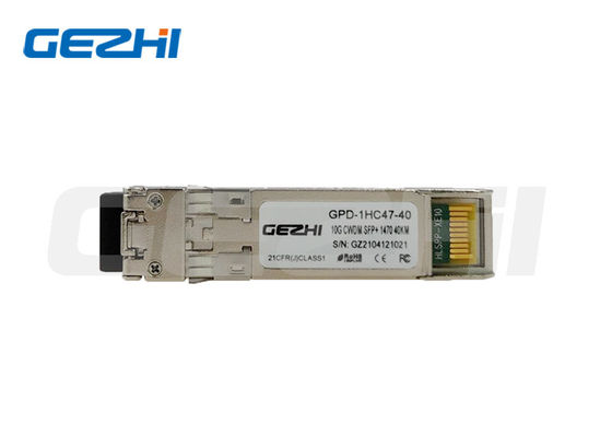 comprare 10G Data Rate CWDM 1490nm 40KM Modulo trasmettitore SFP+ per Gigabit Ethernet Switch fabbricazione online