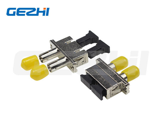 comprare SC-ST DX Adaptore ibrido in fibra ottica con manica ceramica a bassa perdita di inserimento e conformità RoHS fabbricazione online