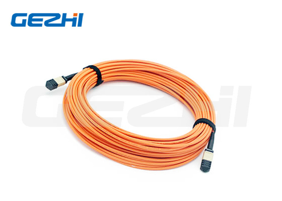 comprare 24F MPO (femminile) - MPO (femminile) 3,0 mm LSZH Fibra ottica patch cord / cavo tronco online manufacture