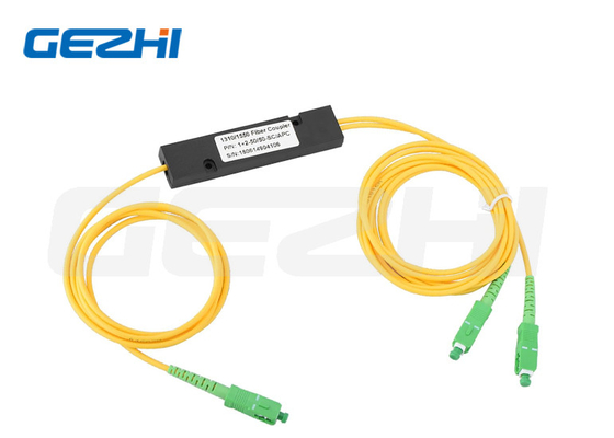 comprare OEM Splitter per fibre ottiche, Single Mode SC/APC 1x2 PLC Splitter online manufacture