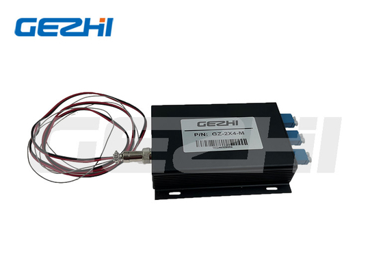 comprare Alta affidabilità 2x4 Switch ottico a fibra 1260~1650nm TTL Controllo Switch ottico Monitoraggio remoto in rete ottica online manufacture