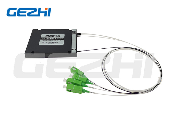 comprare 3CH CWDM Mux Module ABS Box con lunghezza d'onda e connettore personalizzati online manufacture