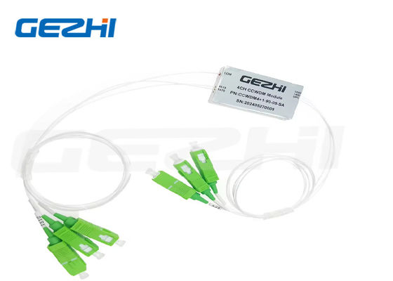 comprare Modulo ottico WDM CCWDM 4+1 canali con connettore SC/APC e CWDM compatto a tubo sciolto da 0,9 mm fabbricazione online