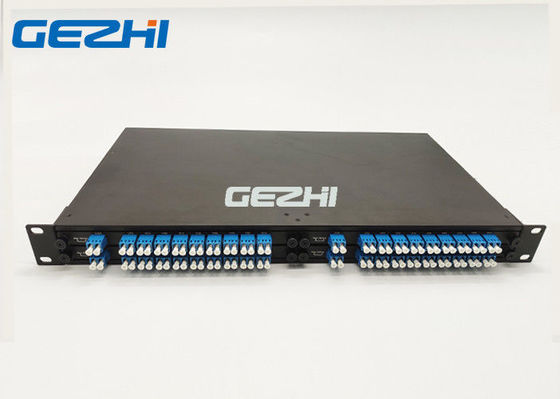 comprare 4 multiplexor a 19 pollici di passivo del supporto di scaffale 1U della scanalatura 1x8 CWDM online manufacture
