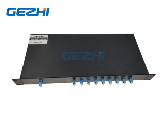 comprare 1RU multiplexor doppio semplice a 19 pollici del lato DWDM OADM dello scaffale 8CH online manufacture