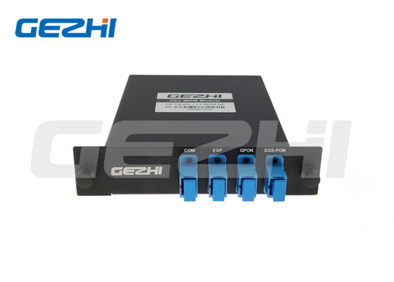 Cassetta del multiplexor di WDM del filtro da WDM1R GPON 1310/1490 XGS-PON 1270/1577nm