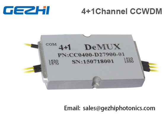 4+1 modulo del compatto CWDM Demux dello spazio libero dei canali con la porta di aggiornamento