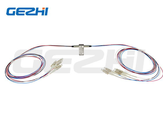 Chiusura ottica/non del commutatore di esclusione della fibra 5V di D2x2B che chiude 2x2 doppio meccanico