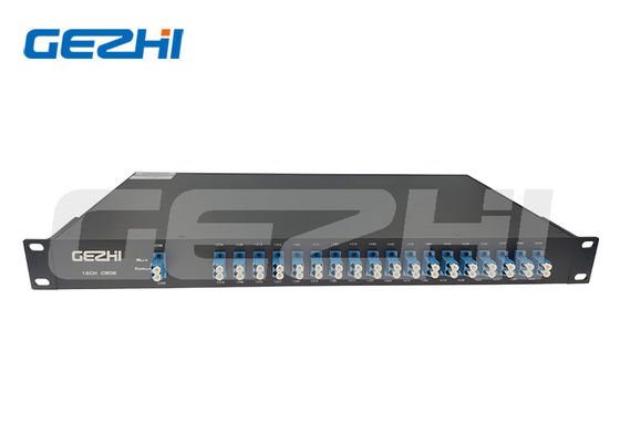 Modulo CWDM Mux Demux a 18 canali con fibra duplex in telaio rackmount da 19