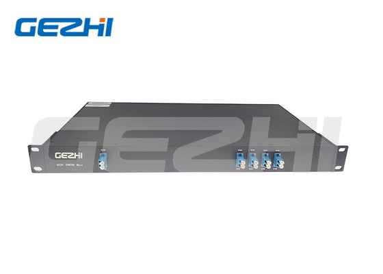 Il tipo Rackmount di inserzione di perdita 8 di Manica 100Ghz DWDM del mux del patchpanle basso dell'attrezzatura 1U filtra il multiplexor