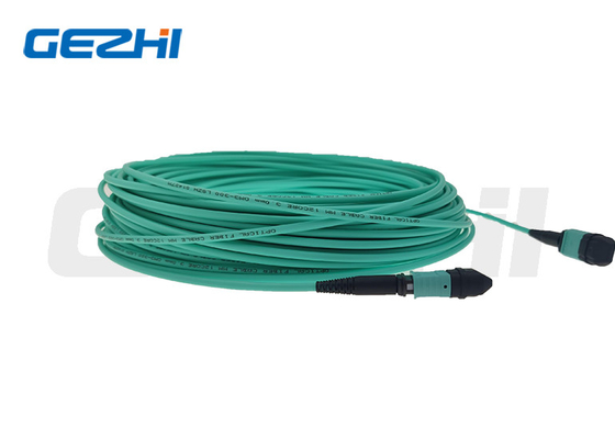 Corde di patch Lc Om3 a bassa perdita lunghezze personalizzate con connettore Mpo