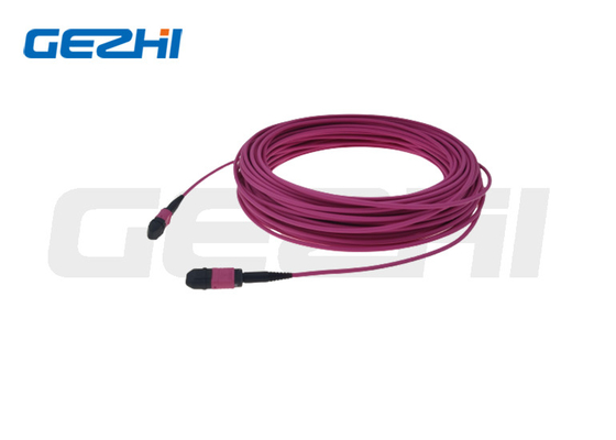 12 / I 24 centri rattoppano il cavo OM3 OM4 OM5 3.0mm di serie MTP MPO del cavo