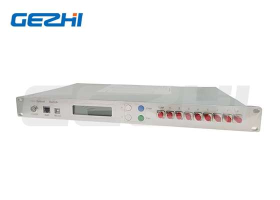 commutatore ottico della fibra di 1x8 1x16 rackmount per controllare