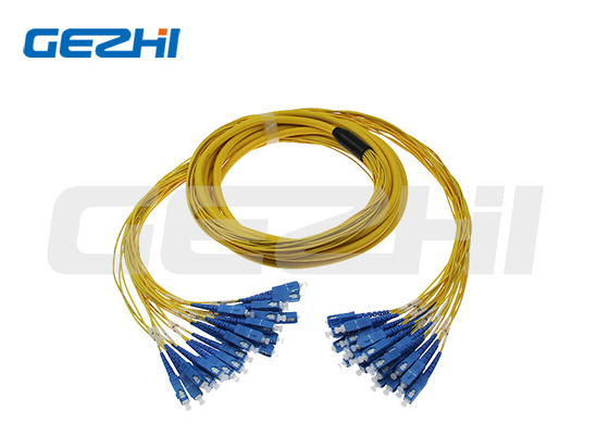 Una toppa a fibra ottica dei 12 centri conduce il cavo a fibra ottica della toppa di SC/PC/UPC/APC
