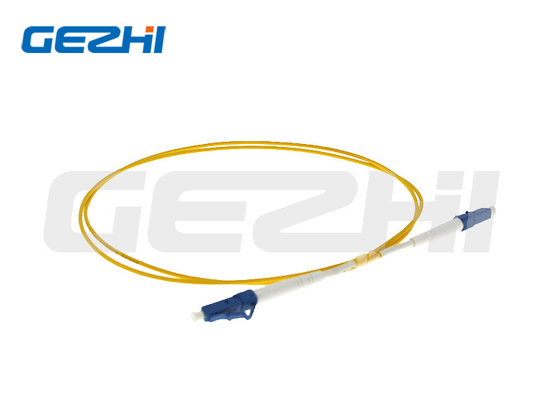 LC/UPC al cavo di toppa ottico della fibra semplice di LC/UPC PVC/LSZH per la rete