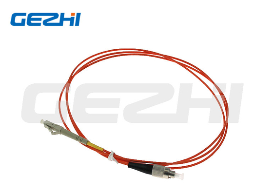 Cavo di toppa a fibra ottica semplice monomodale LSZH LC al cavo della toppa della fibra di FC