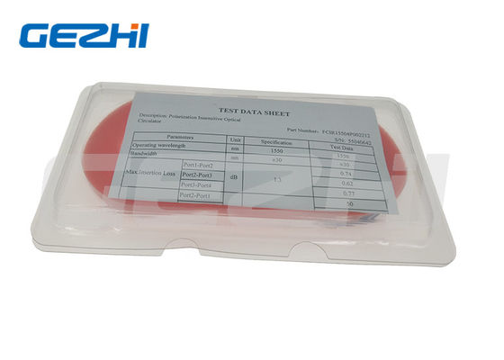 Circolatore ottico a fibra 1550 nm a 4 porte con connettore SC APC per griglie a fibra Bragg