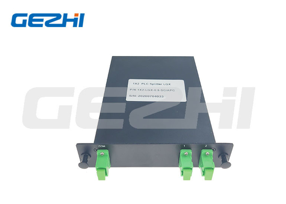 connettore ottico del separatore 1*2 SC/APC della fibra della scatola di 1x2 LGX per la scatola di distribuzione di FTTH FTTA