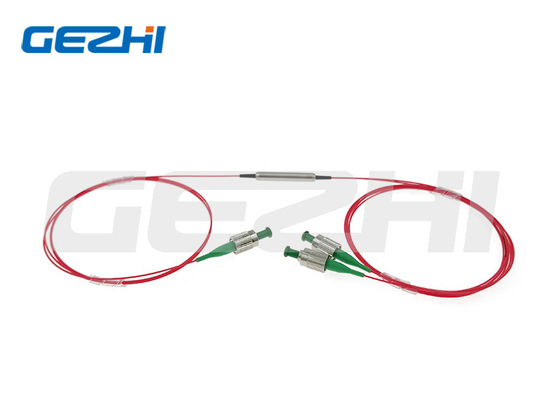 Accoppiatore a fibra ottica di mantenimento dell'accoppiatore FC/APC 1x2 PM di ampia di passaggio polarizzazione della banda
