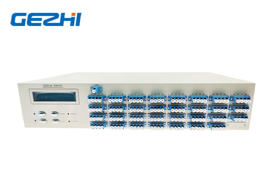 desktop 2 RU Rackmount del commutatore ottico di 1x124 MEMS per il sistema di prova della rete