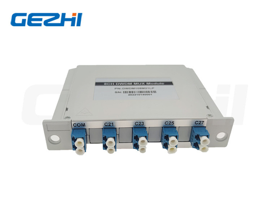 100GHz 8 multiplexor di divisione di lunghezza d'onda di Manica DWDM Mux Demux