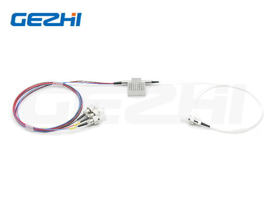 Commutatore in fibra ottica 1x3T LC APC personalizzabile monomodale multimodale