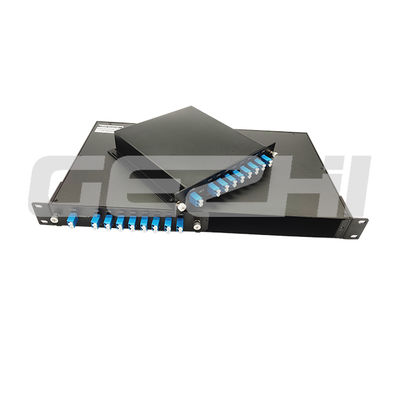 Tipo di connettore LC DWDM Mux Demux con umidità relativa 5%~95% e consumo di potenza ≤10W