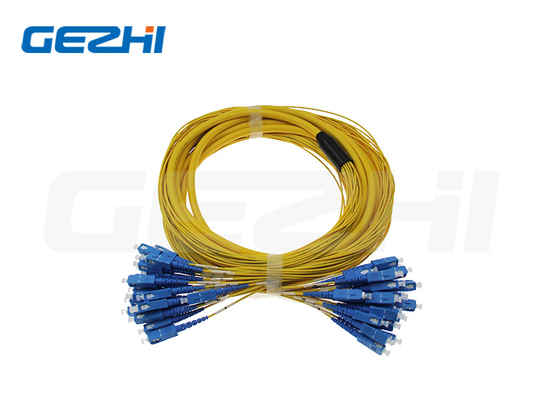 12 core Singlemode Indoor Fiber Optic Patch Cord con connettore SC