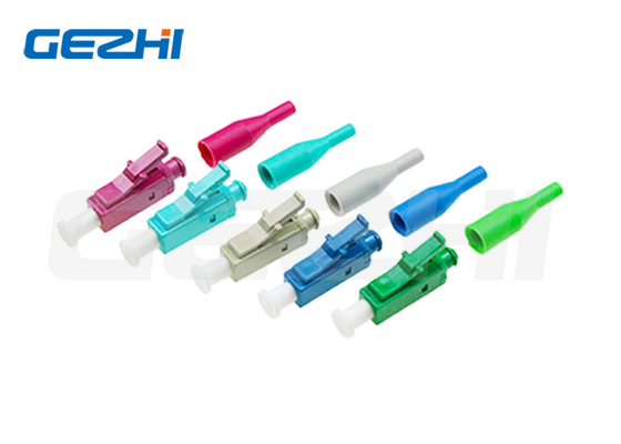 Verde blu semplice compatto di LC UPC APC 0.9mm FTTH del connettore della fibra ottica di singolo modo