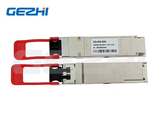 Trasmettitori ottici 40G QSFP con gamma di temperatura di funzionamento commerciale da 0 a 70 °C