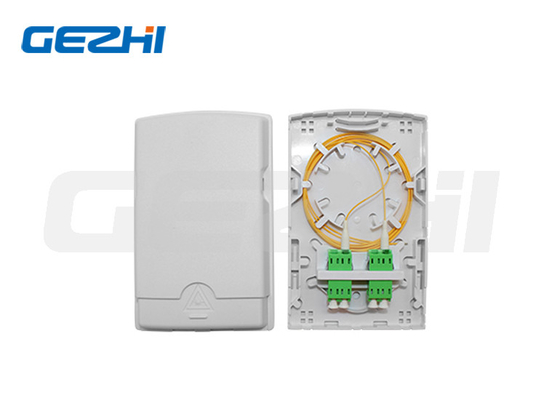 Sm / Mm 2 Core Wall Mount Fiber Termination Box per l'accesso Fttx e la rete di telecomunicazioni