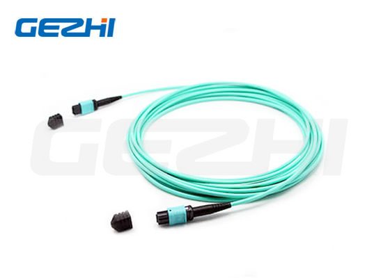 12F MPO (femminile) - MPO (femminile) 3.0mm LSZH Fiber Patch Cable / Trunk Cable